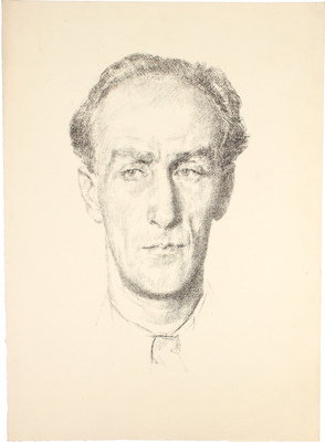 Верейский Георгий Семёнович. Портрет дирижера Е.А. Мравинского